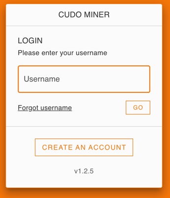 Cudo Miner Tutorial: Run Cudo Miner and log in with the username you just registered.